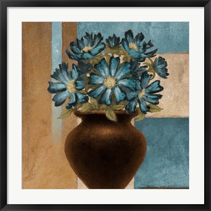 Framed Floral Motif II Print