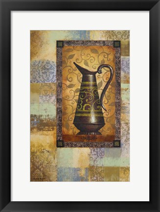 Framed Deep Crimson Vessel I Print