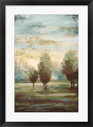 Framed Return to the Blue Open Glow II Print