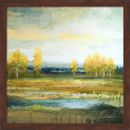 Framed Marsh Lands II Print