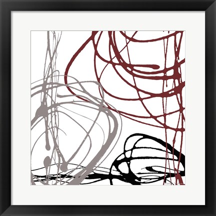 Framed Swirl Velocity II Print