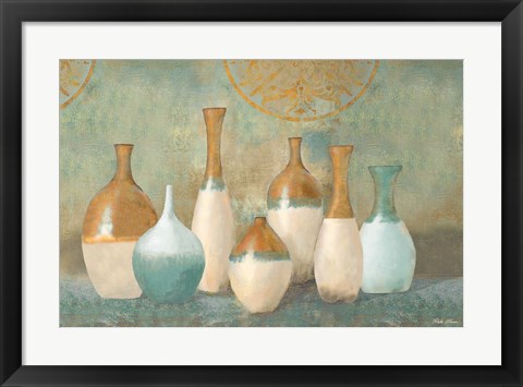 Framed Ivory Vessels Print