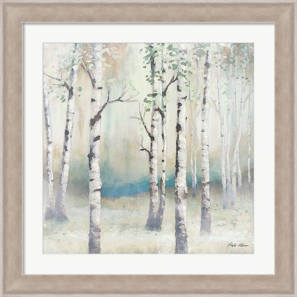 Framed Watercolor December Birch II Print