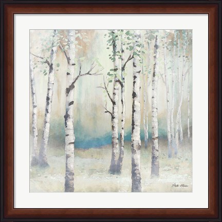 Framed Watercolor December Birch II Print