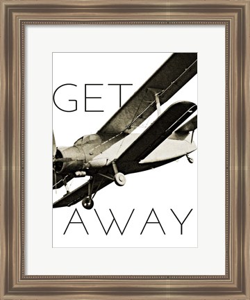 Framed Vintage Airplanes II Print