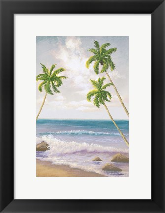 Framed Atlantic Seaside II Print