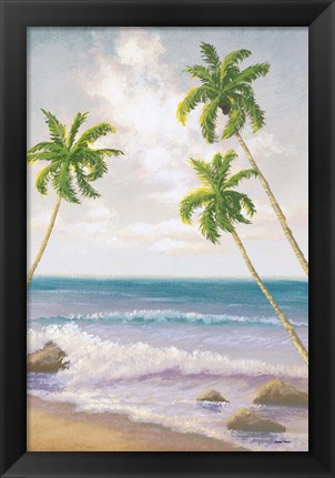 Framed Atlantic Seaside II Print