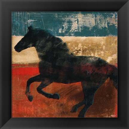 Framed Wild and Free I Print