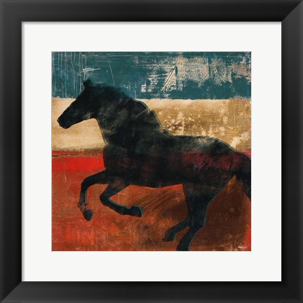 Framed Wild and Free I Print