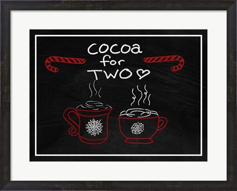 Framed Cocoa for Two Print