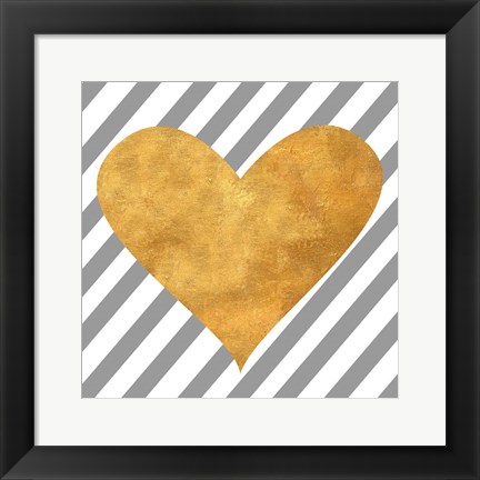 Framed Loving Stripes Print