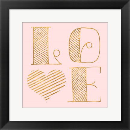 Framed LOVE Print