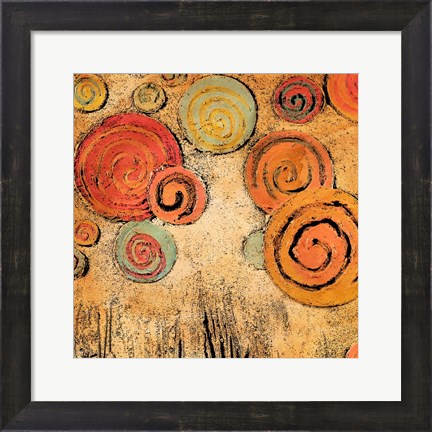 Framed Spring Forward Square I Print