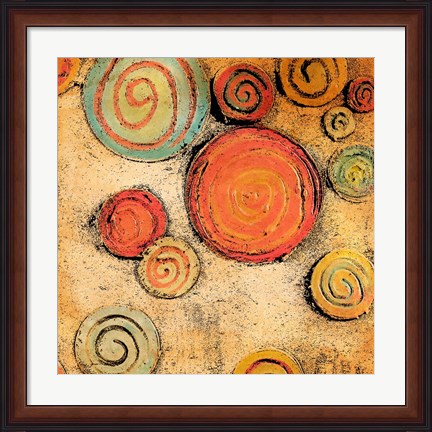 Framed Spring Forward Square II Print