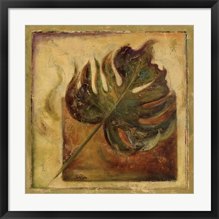 Framed Green Balazo II Print