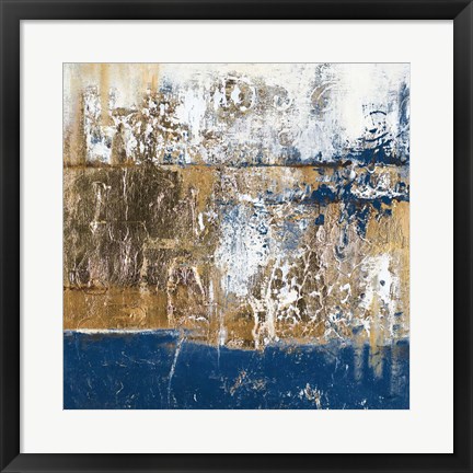 Framed Blue Contemporaneo Print
