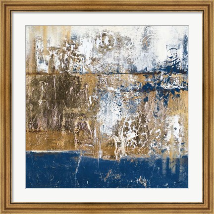 Framed Blue Contemporaneo Print