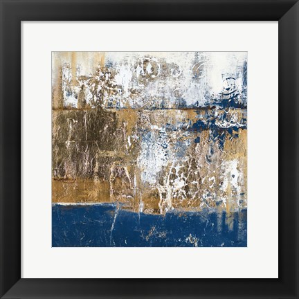 Framed Blue Contemporaneo Print