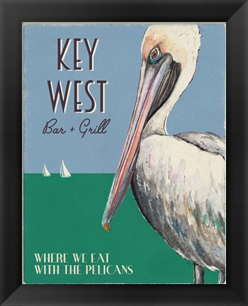 Framed Key West Print