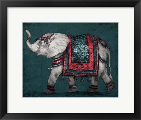 Framed Regal Elephant Print