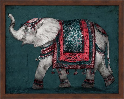 Framed Regal Elephant Print