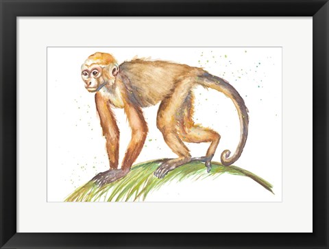 Framed Monkeys in the Jungle II Print