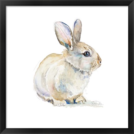 Framed Baby Rabbit Print