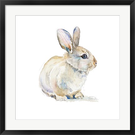 Framed Baby Rabbit Print