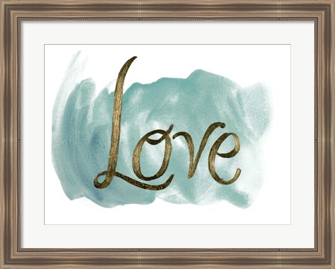 Framed Love Print