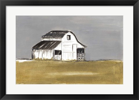 Framed Natural Barn Print