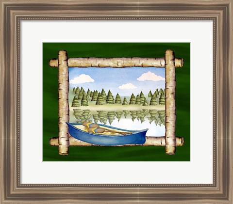 Framed Framed Lake View III Print