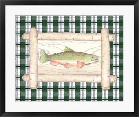 Framed Framed Lake Fish II Print