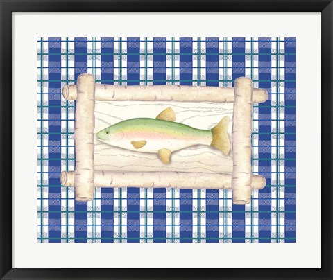 Framed Framed Lake Fish III Print