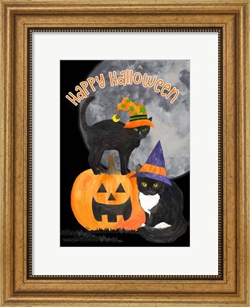 Framed Fright Night Friends - Happy Halloween IV Print