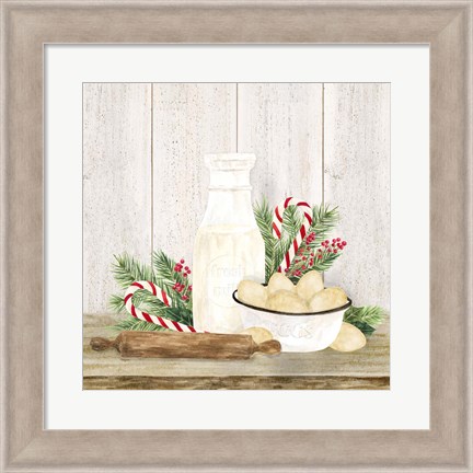 Framed Christmas Kitchen II Print