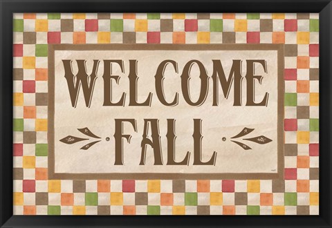 Framed Fall Farms-Welcome Fall Print