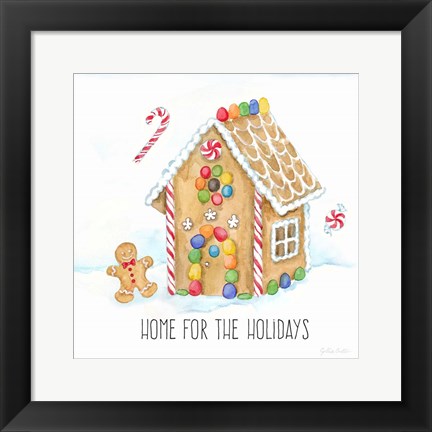 Framed Vintage Holiday Cheer III Print