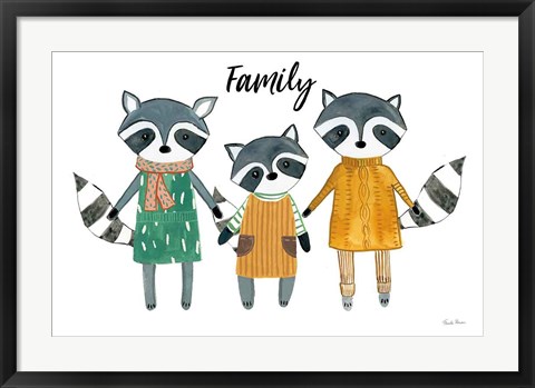 Framed Neighborhood Pals X Family Print