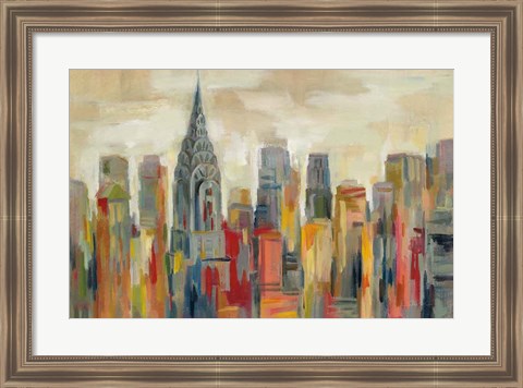 Framed Manhattan - The Chrysler Building Print