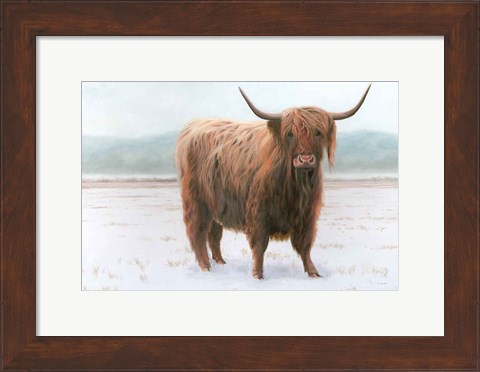 Framed King of the Highland Fields Print