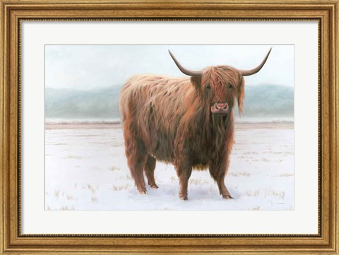 Framed King of the Highland Fields Print