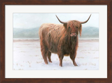 Framed King of the Highland Fields Print