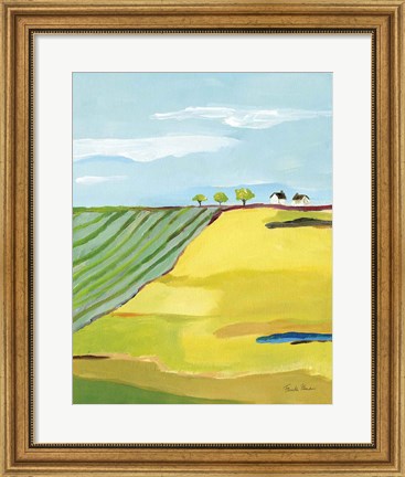 Framed Golden Country Print