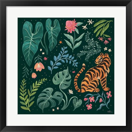 Framed Jungle Love V Print