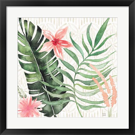 Framed Paradise Petals II Print