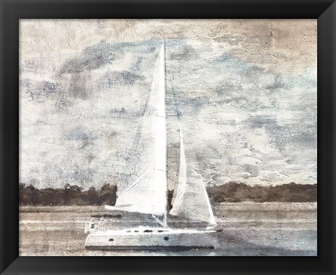 Framed Sailboat on Water Print