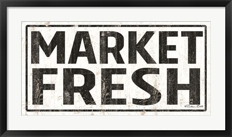 Framed Market Fresh Print