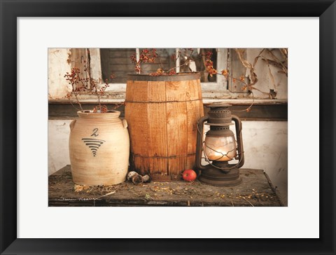 Framed Nail Keg Print