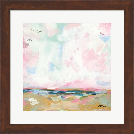 Framed Beach Days I Print