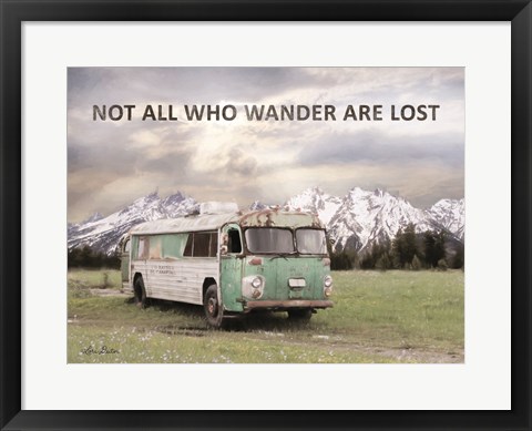 Framed Camping in Style Print